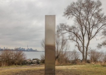 monolitul-misterios-a-reaparut-in-canada.-obiectul-a-fost-descoperit-in-toronto