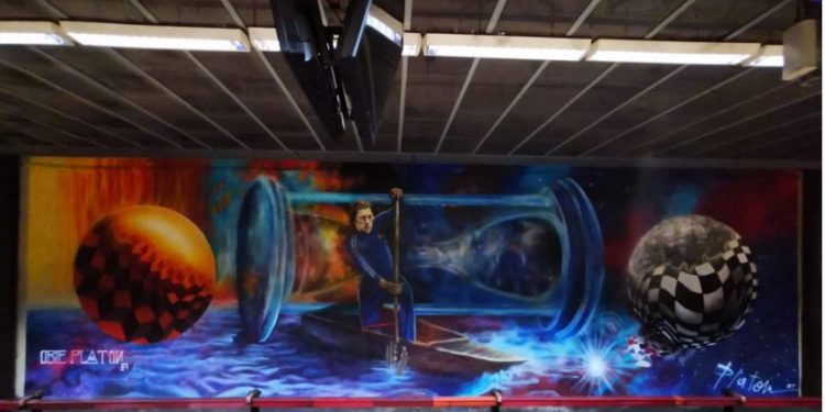 galerie-foto-video.-cel-mai-decorat-barbat-din-istoria-romaniei-la-jo,-comemorat-printr-un-mural-la-metrou