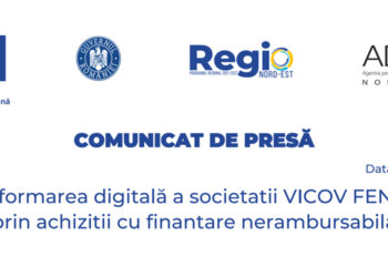 Transformarea digitală a societatii VICOV FENSTERprin achizitii cu finantare nerambursabila