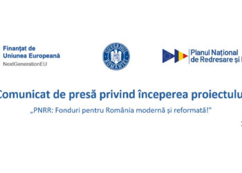 Comunicat de presă privind începerea proiectului „PNRR: Fonduri pentru România modernă și reformată!” PHARMAPLUS SRL